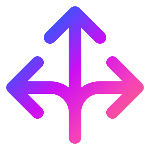 cruce de caminos icono gratis