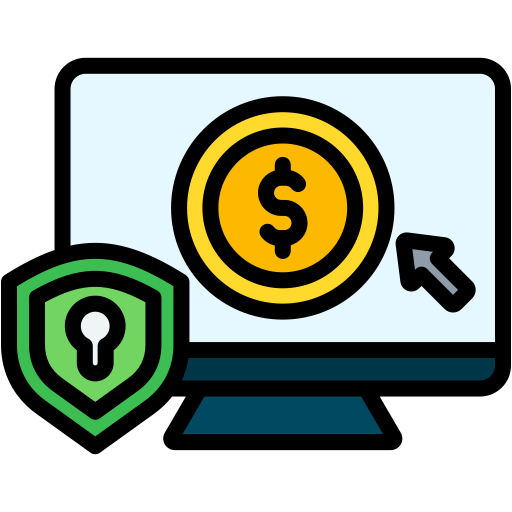 banca electrónica icono gratis