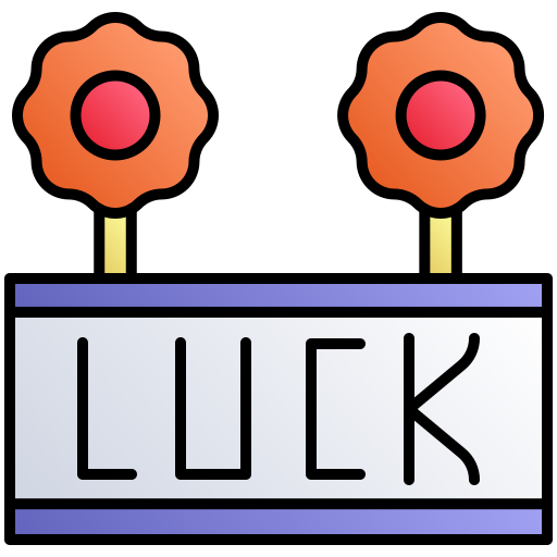 buena suerte icono gratis