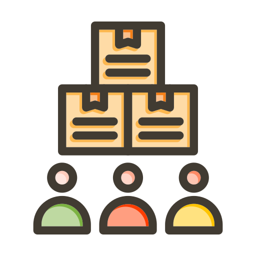 Distribution free icon