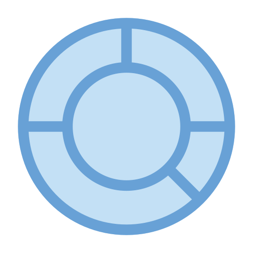 gráfico circular icono gratis