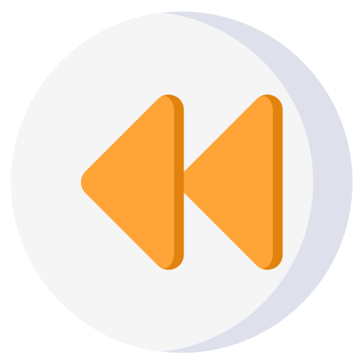 retroceso rápido icono gratis