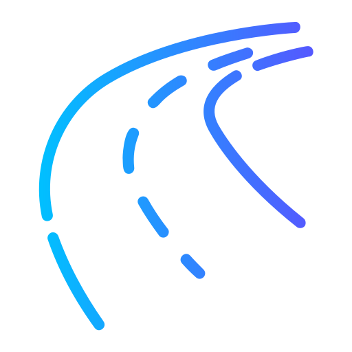 estrada grátis ícone