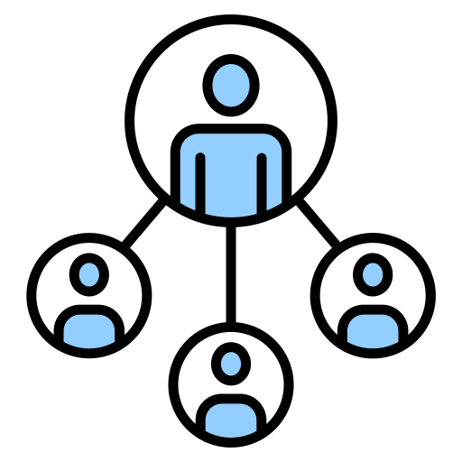 Delegation free icon