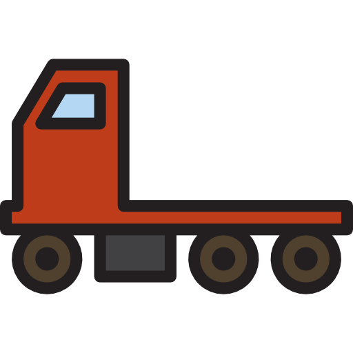 Truck Payungkead Lineal Color Icon