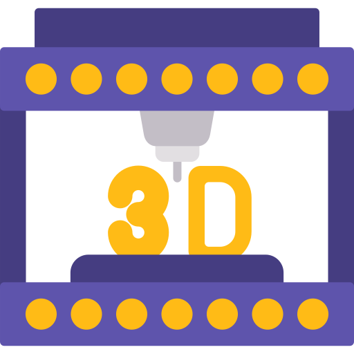 impresión 3d icono gratis