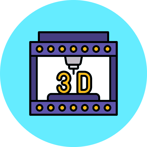 impresión 3d icono gratis