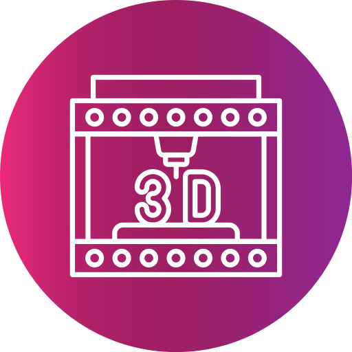 impresión 3d icono gratis