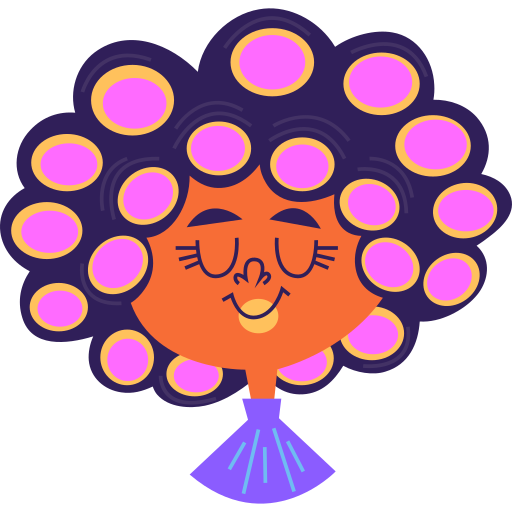 Hair rollers free sticker
