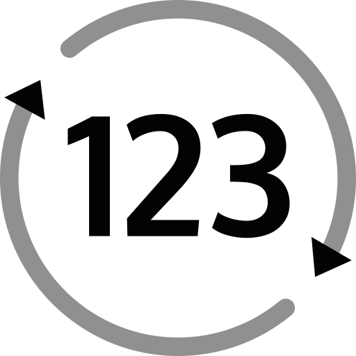 123 icono gratis