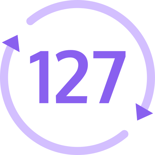 127 icono gratis