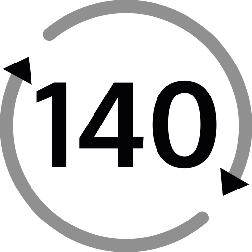 140 icono gratis