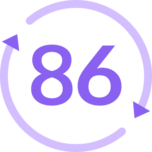 86 icono gratis
