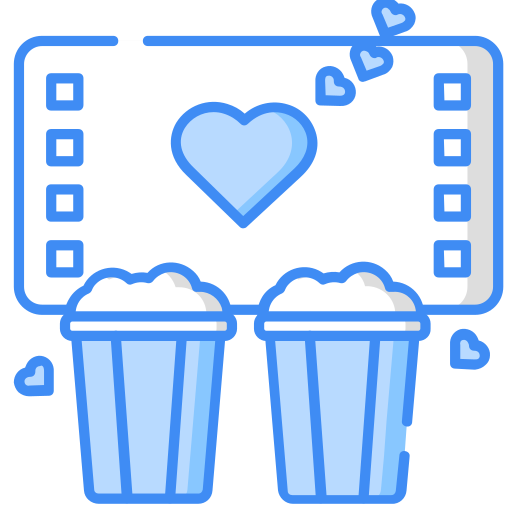 película romántica icono gratis