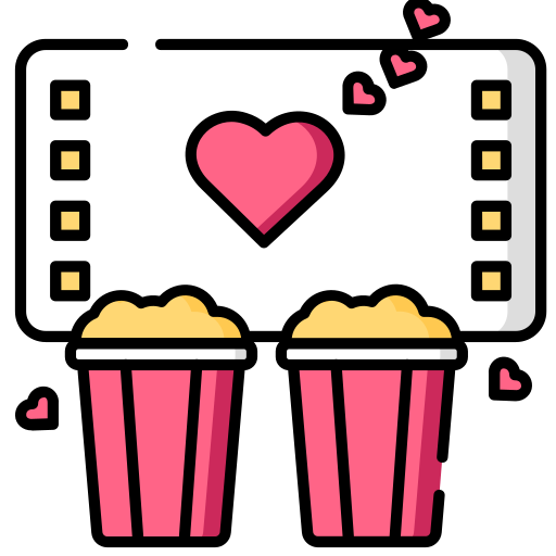 película romántica icono gratis