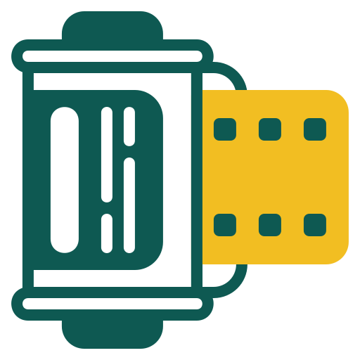 rollo de película icono gratis