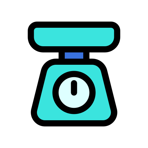 balanza de cocina icono gratis