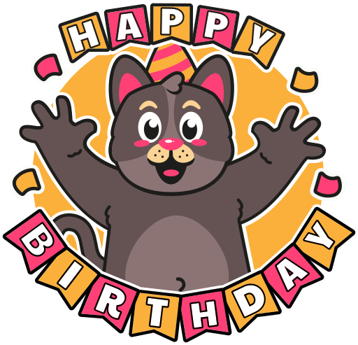 geburtstag kostenlos Sticker