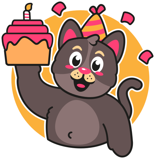 Cake free sticker Cake free sticker