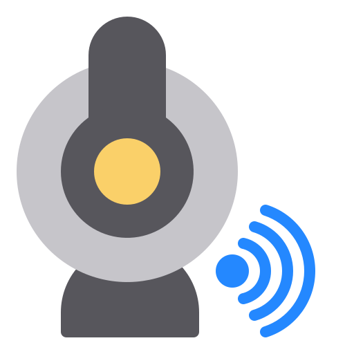 cámara web icono gratis