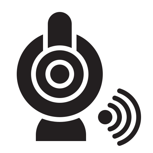 cámara web icono gratis