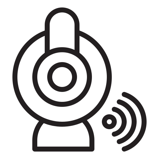 cámara web icono gratis