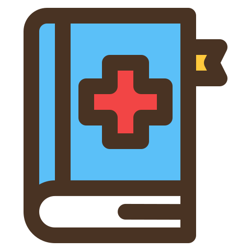 libro medico icono gratis