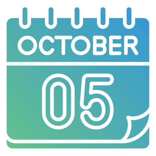 octubre icono gratis