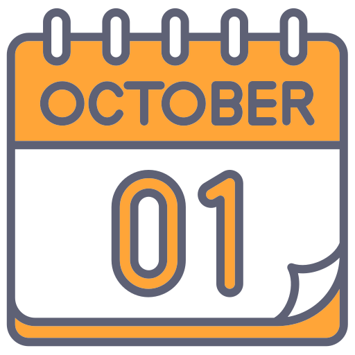 octubre icono gratis