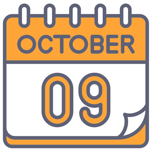 octubre icono gratis