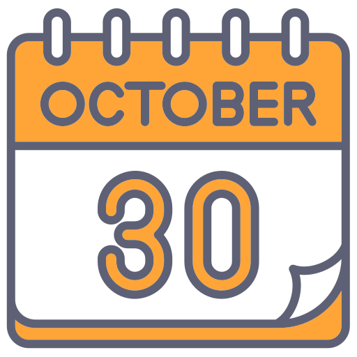 octubre icono gratis