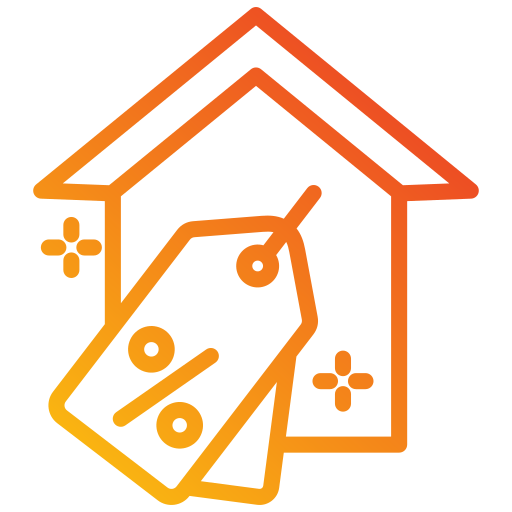 venta de casa icono gratis