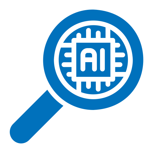 Magnifying glass free icon