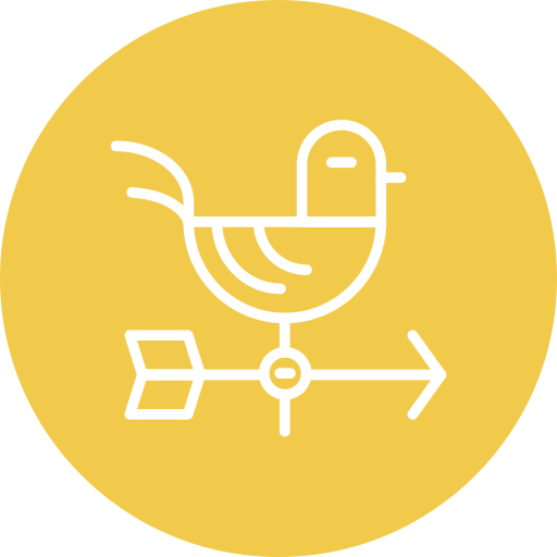 Weather vane free icon