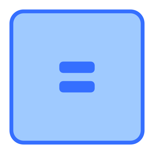 Equal free icon