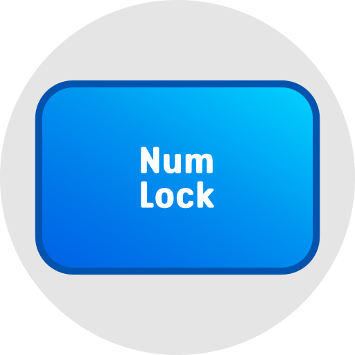 num lock icono gratis