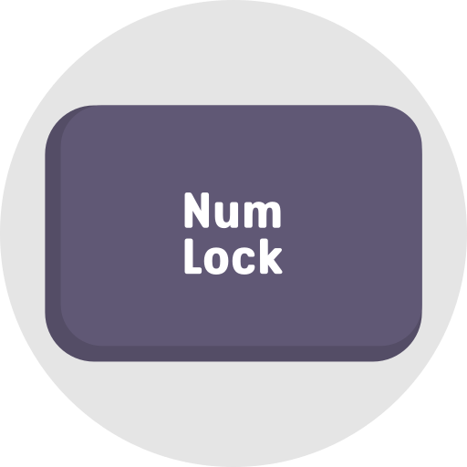 num lock icono gratis