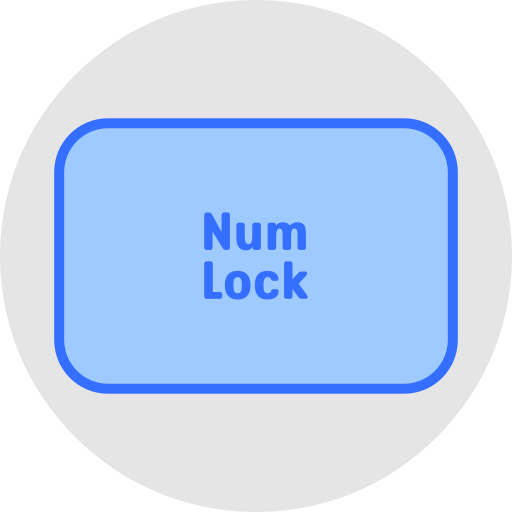 num lock icono gratis