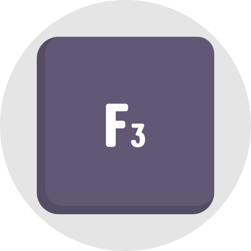 f3 icono gratis