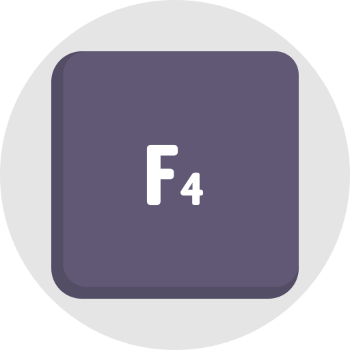 f4 icono gratis