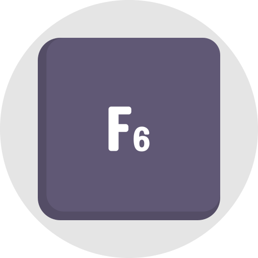 f6 icono gratis