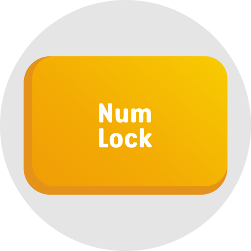 num lock icono gratis