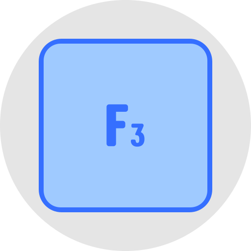 f3 icono gratis