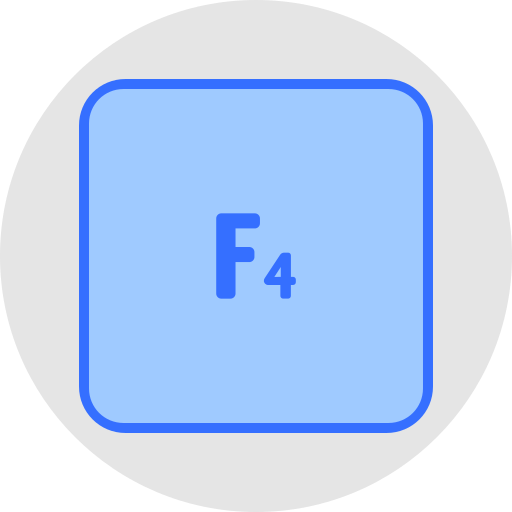 f4 icono gratis