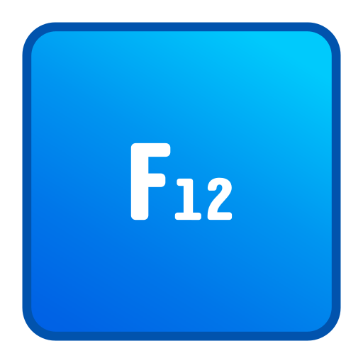 f12 icono gratis