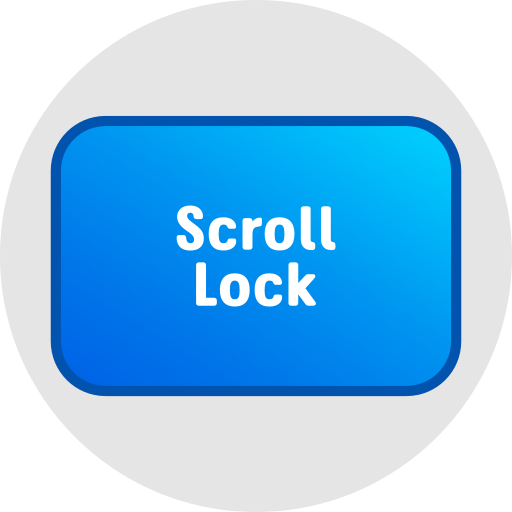 bloqueo de desplazamiento icono gratis