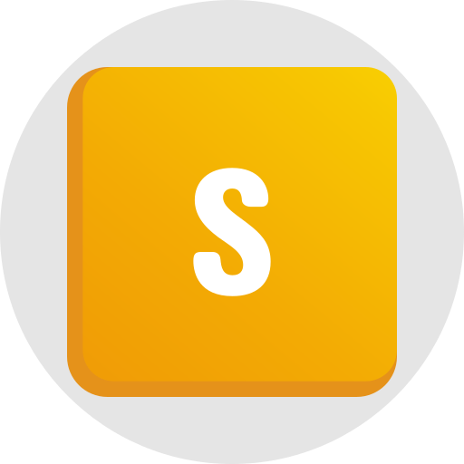 letra s icono gratis