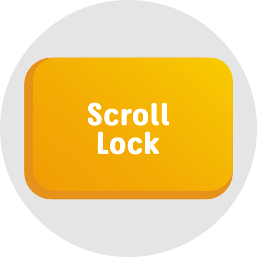 bloqueo de desplazamiento icono gratis