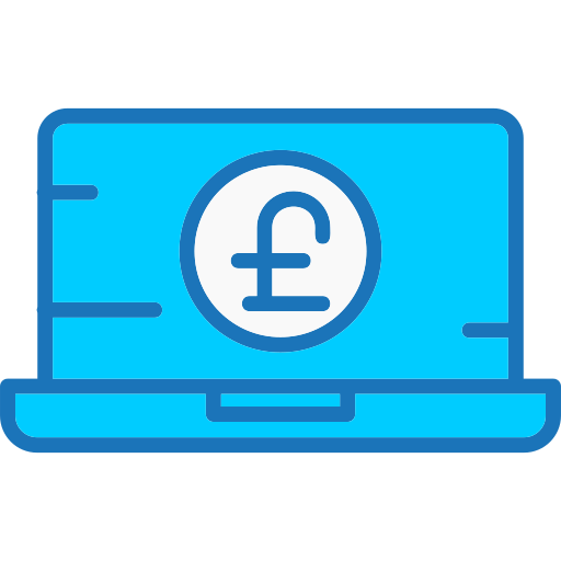 pago en línea icono gratis