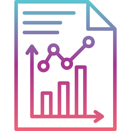 gráfico de barras icono gratis